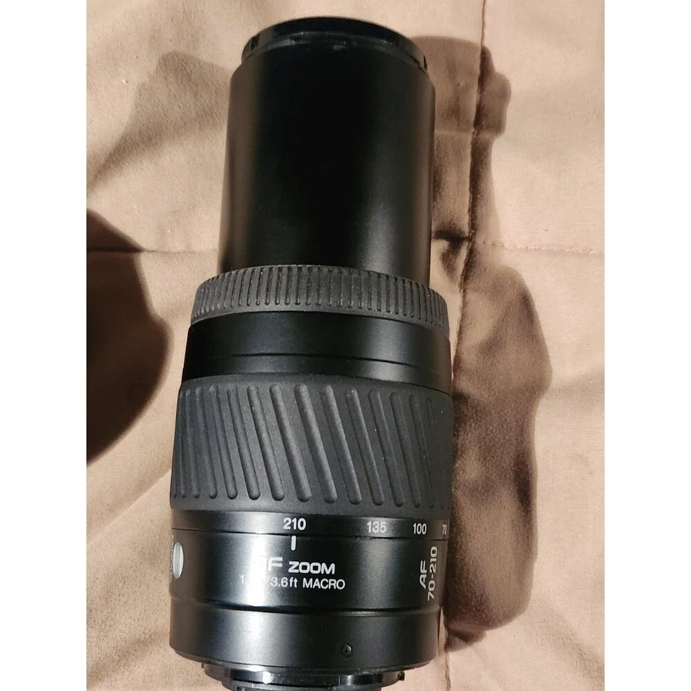 Minolta AF Zoom 70-210mm f/4.5-5.6 Macro Lens Sony A-Mount w/ Hood & Both Caps